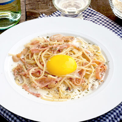 Carbonara Ham & Sausage Pasta