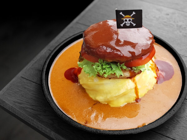 Teppanyaki Hamburger Omurice