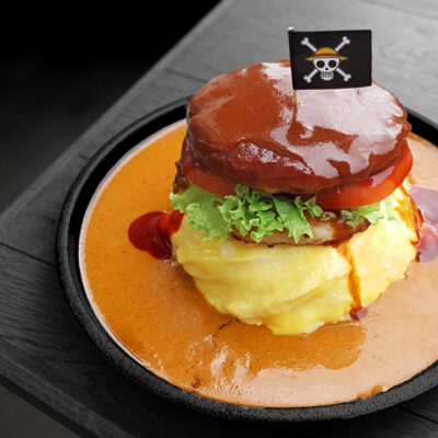 Teppanyaki Hamburger Omurice